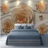 3d muurschilderingen behang driedimensionale bloem wallpapers relief decoratief schilderij woonkamer achtergrond muur muurschildering