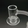 OD20mm Blender Quartz Banger Full Weld Vacuum Rökning Terp Slurper Slit Beveled Edge Fullt tjocka bangers 10mm 14mm 18mm 19mm Manlig kvinnlig Frosted Joint Glass Bong