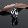 Rose Gold Spring Pressable Ring Black and White Band Rings Ceramic Double Couple Ring High-end Quality Electroplate New Arrival Engagement Beach good nice