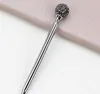 2022 Ny Crystal Element Roller Ball Pen Stor Diamant BallPoint Pennor GEM Bröllop Office Supplies Present 11 Färger