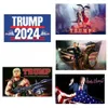 2024 Trump Train Flag 90 * 150cm USA: s presidentval Trump Banner Flaggor ZZA3317