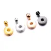 4 cores Botão de encaixe Charm Pingentes para colares Bracelet Fit 18mm Snaps Jóias fazendo acessórios