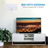 4K 200 Miles Range 25dB HDTV-antennes Indoor Mini HD Digitale T.V antenne Signaal Booster voor VHF UHF HDTV's Aerial TV-ontvanger