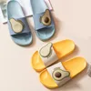 Slippers Women Summer Casual Sandals Beach Slides Cartoon Fruits Avocado Flip Flops Non-Slip Soft Sole Bathroom Couple Shoes