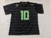 Personnalisé Oregon Ducks College Football 10 Justin Herbert 7 CJ Verdell 89 DJ Johnson 5 Kayvon Thibodeaux Jersey