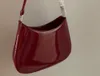 Patent läderväskor Lyxig designer handväskor Nät Röd Crossbody Väska Handväska Modig High-end Mångsidig Style Stor kapacitet med låda 10