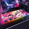 My Hero Academia Anime Gaming RGB 대형 마우스 패드 게이머 컴퓨터 Mousepad LED 백라이트 XXL MAHASE PAD 키보드 마우스 패드 선물 8536740