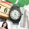 Haute qualité mode hommes femmes montre 40mm gros diamants lunette saphir dames montres habillées bracelet en acier inoxydable étanche montre-bracelet horloge table