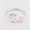 Charms bijoux Making Wedding anillo Sweet Dolls de Plata Style 925 sterling Silver Rings Trendy For Women Men Girl Set Chris8259992