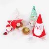 Décorations de Noël 5pcs cadeau sac en papier kraft tour de pomme bonbons faveurs de mariage boîte paquet fête d'anniversaire décoration sacs décor