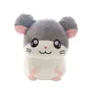 Hamtaro 플러시 장난감 슈퍼 소프트 일본 애니메이션 햄스터 어린이위한 인형 장난감 어린이 만화 그림 장난감 어린이 생일 선물 Y211119