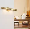 Высококачественная медная зеркальная лампа Современная Sconce AC110V 220V Золотая Ванная комната
