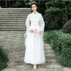 Chinesische Hanfu-Kleider für Damen, Cosplay, feenhaftes, elegantes Kleid, alter Stil, weiblicher klassischer Volkstanz, Bühnenkleidung, blaues Kostüm