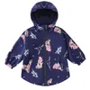 Jacket For Girls Children Raincoat Waterproof Boys Rain Coats Clothes Outerwear Boy Hooded Kids Clothing 2-6 Years 211204