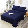 シートセット100％綿織織り固形カラーフロスト高品質寝具ポリエステルシングルピースEL家庭用シート
