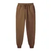 Męskie spodnie Mężczyźni Solid Color Brown morel Harem Moda Marka Wysokiej Jakości Dorywczo Spodnie Męskie Sznurki Spodnie dresowe