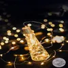 クリスマスデコレーションランプLED弦楽式防水銅ミニ妖精妖精ガラスクラフトボトルライト2023
