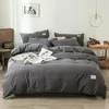 Постилочные наборы скандинавской современной набор простые зимние хлопковые кровати наволочки для спальни juego de cama home textile db60cd