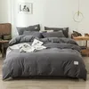 Beddengoed sets Noordige moderne set eenvoudige winter katoenen bedkussenkussencases slaapkamer juego de cama home textiel db60cd