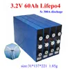 4pcs 3.2V 60Ah lifepo4 lithium battery for 12V 24V 48V 72V battery pack DIY inverter back up power solar energy storage EV