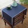 Custom Luxury Lace Plain Silk Satin Tablecloth Dust Cover Chinese style Shoe Cabinet Bedside table Covering Cloth Rectangle Mat