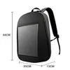 LED Display Sn Dynamic Ryggsäck Walking Advertising Light Bag Wireless WiFi App Control Outdoor Ryggsäckar Mochilas Män kvinnor 25460711