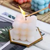 버블 캔들 큐브 간장 왁스 귀여운 향기로운 촛불 아로마 테라피 작은 편안한 생일 선물 홈 장식 RRD11938