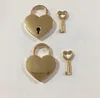 Wholesale Valentine's Small Metal Heart Shaped Padlock Mini Lock with Key for Jewelry Storage Box Diary Book HandBags