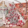 Valeryn Madelyn 100pack Christams Kulki Ozdoby Luksusowe Christams Drzewo Wiszące Wisiorek Zestaw Assorted Kształty Xmas Decor Supplies 211104