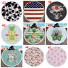 72 designs Summer Round Beach Towel With Tassels 59 inches Picnic mat 3D printed Flamingo Windbell Tropical Blanket girls bathing 2170405