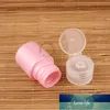 Wholesale Empty Plastic 15ml Mini Pink Lotion Bottle with Flip Cap 0Portable Travel 15 Gram Women Cosmetic Container