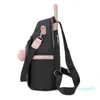 Estilo de mochila Estilo Preppy Mulheres Mochilas Kawaii Rosa Oxford Senhoras Back Bag Pack Feminino Backbag Qualidade Escola Sacos para Adolescentes