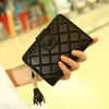 Leather Checkbook Wallets Case for Women Credit Card Slots Clutch Womens Coin Purse with ID Window319w