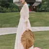 Vintage Retro Dress Women French Style Elegant Designer Fairy Dresses Casual Chiffon Party Dress Women's Clothing 14619 210519