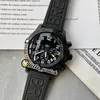 watches men luxury brand Hurricane XB0170E4.BF29.257S.X2 Quartz Chronogrpah Mens Watch PVD Black Steel Case Nylon Rubber Strap Sport discount