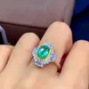 green topaz rings