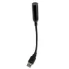 Ordinateur portable de bureau réglable de microphone d'USB dynamique d'enregistrement sonore noir pour des microphones d'arrivée de PC