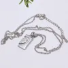 Minnaar Brief Forever Love Hanger Ketting Cadeau voor Paar Rhinestone Hartketen Kettingen Mode-sieraden Accessoires