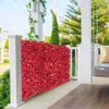 Kunstmatige bloem hek trellis roll muur landschapsarchitectuur hek privacy hek scherm outdoor tuin achtertuin balkon
