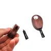 Mini Natural Wood Filter Pipes Dry Herb Tobacco Wooden Handpipe Portable Smoking Tube Removable Mouthpiece Cigarette Holder DHL Free