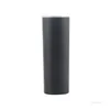 20oz Skinny Tumblers stainless steel straight mouth spray plastic car Cup Portable vacuum insulation Cups Drinkware T2I52232