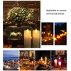 6 pcs LED Électronique Sans Flamme Swing Bougie Bougies Lumières À Piles Fête De Mariage Anniversaire Décor Nuit Lampe Velas LED H1222