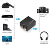 Digital-zu-Analog-Audio-Konverterkabel, Glasfaser-Koaxial-Signal-zu-Analog-DAC, SPDIF-Stereo, 3,5-mm-Buchse, 2 x Cinch-Verstärker, Decode212J