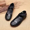 Aardimi Ретро ручной работы натуральная кожа женская обувь летние сандалии вырезанные ролики плоские сандалии гладиатора для женщин сандалиас mujer y0305