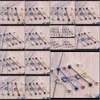 Plugs & Tunnels Drop Delivery 2021 14G 44Mm Heart Surgical Steel Industrial Barbell Ear Ring Bar Mix 5 Color For Body Piercing Jewelry Ryofm