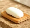 Natural Bamboo Soap Dish Holder Rack 3 Styles