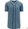 Personnalisez les maillots de baseball Vintage Logo vierge Cousu Nom Numéro Bleu Vert Crème Noir Blanc Rouge Hommes Femmes Enfants Jeunesse S-XXXL 1XL1C2I7Z