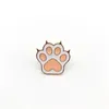 Pins, Brooches Heart Animal Cute Cartoon Claw Metal Pin Men And Women Sweater Accessories Backpack Decoration Badge