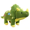 40-100cm Creative Big Peluche Soft Triceratops Stegosaurus Jouet Dinosaure Poupée Farcie Enfants Dinosaures Cadeaux d'anniversaire 210728