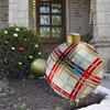 60cm julklappar dekorativa utomhus pvc uppblåsbara bolljätte träd decos semester dekoration 211019